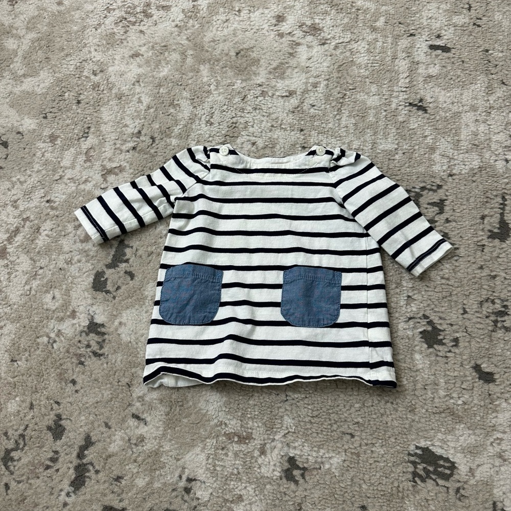 Gap Baby Girl Striped Top Size 0/3 Months